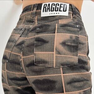 Ragged Priest Mouth Print Trousers